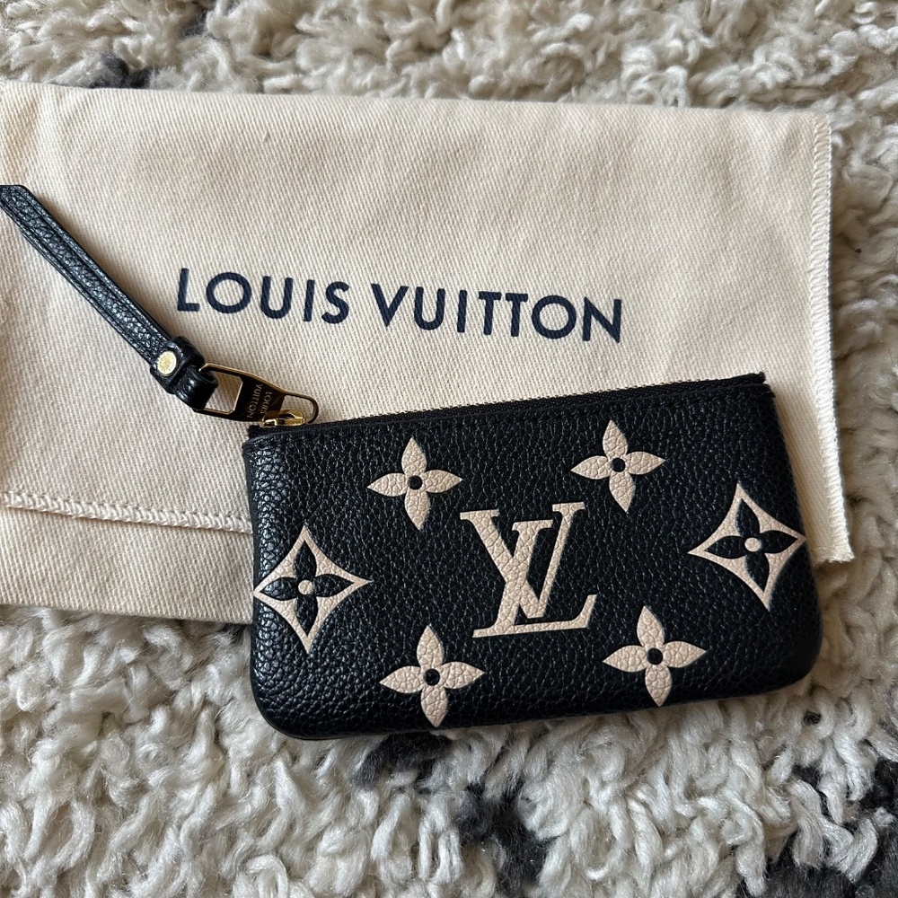 Louis Vuitton Empreinte Leather Bicolor Key Pouch